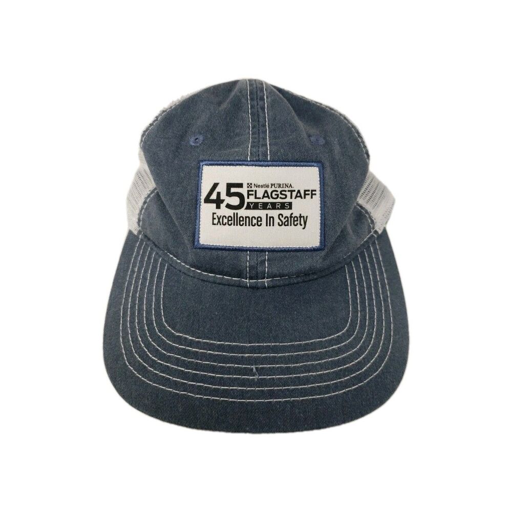 Nestle Purina Hat 45 Years Flagstaff AZ Excellence in Safety Mesh Denim Style